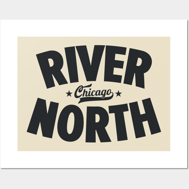 River North Chicago Shirt - Wear the City's Artistic Heartbeat Wall Art by Boogosh